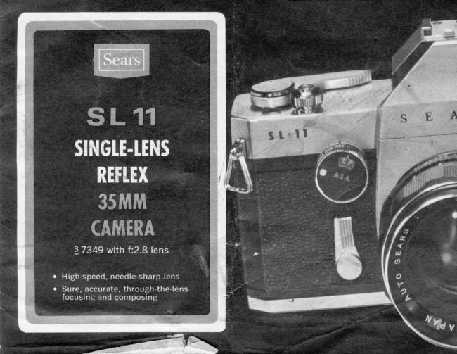 Sears SL II manual cover