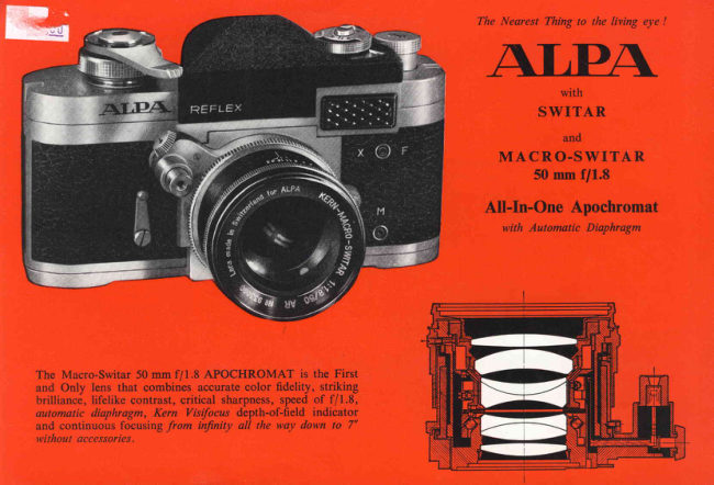 Alpa camera booklets manual cover
