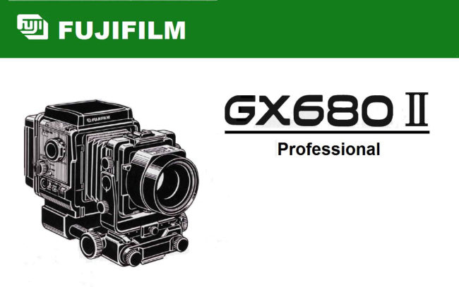 Fujifilm GX 680II manual cover