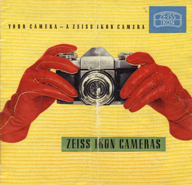 Zeiss Ikon Zess Ikon cameras booklet manual cover