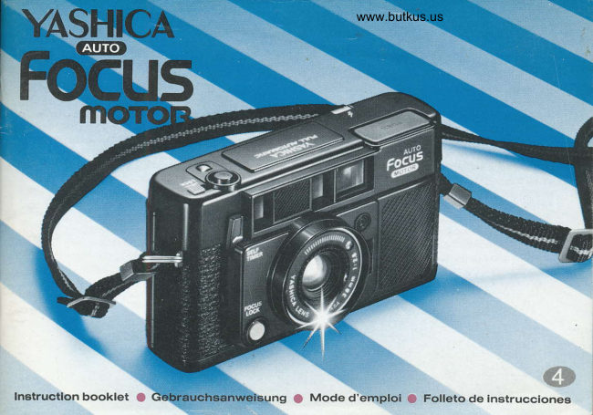 Yashica Auto Focus Motor 02 manual cover