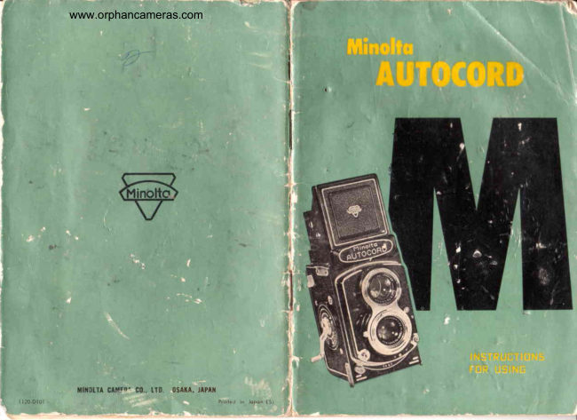 Minolta OLDER "AutoCord" manual cover