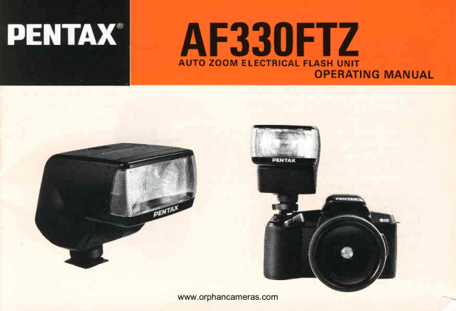 Pentax AF 330 FTZ manual cover