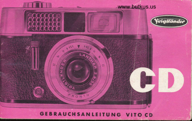 Voigtlander Vito CD manual cover