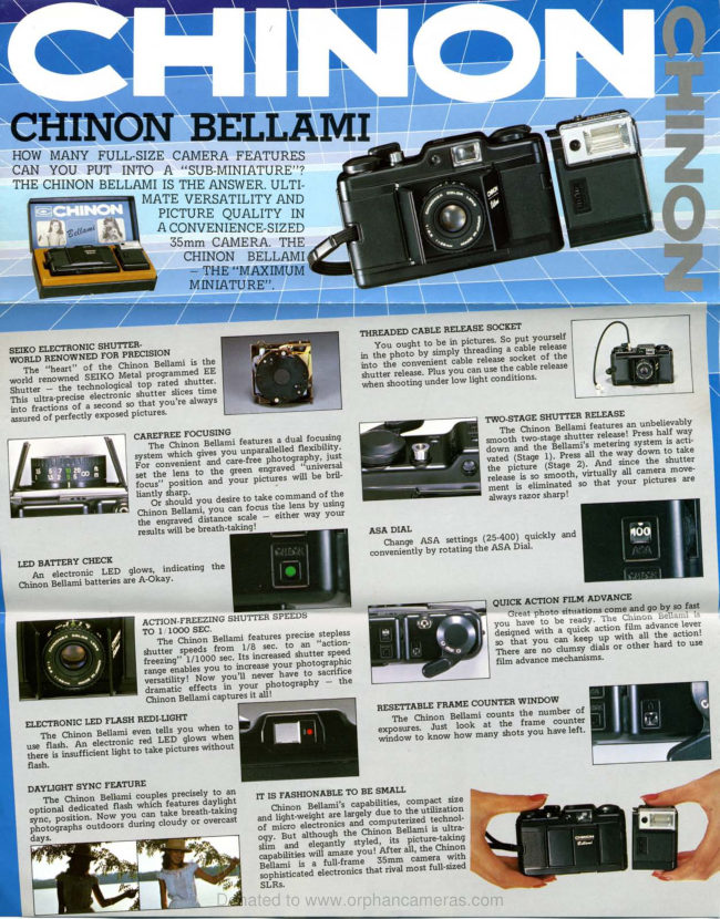Chinon Bellami manual cover
