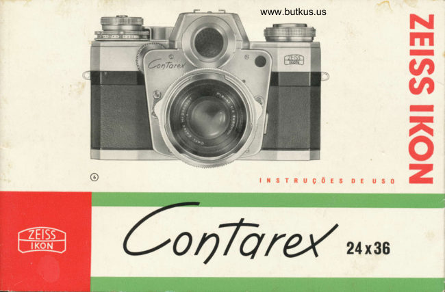 Zeiss Ikon Contarex Instrucces De Uso manual cover