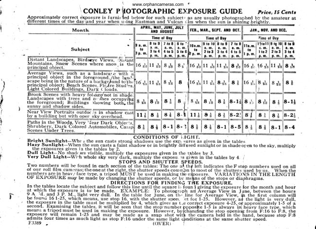 Conley Exposure Guide manual cover