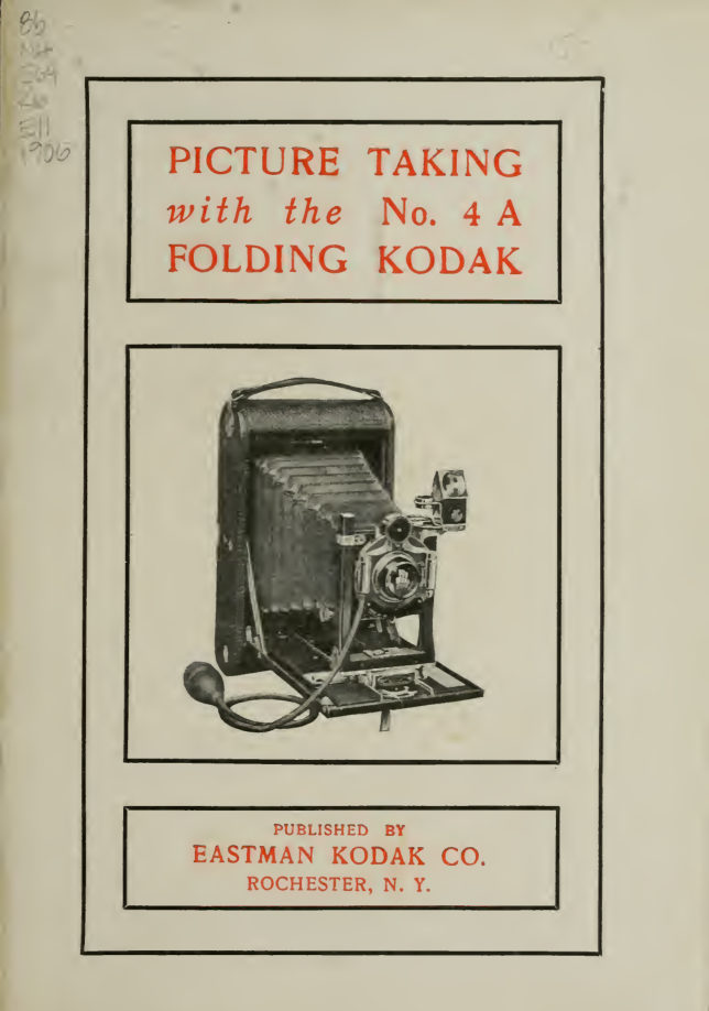 Kodak Folding 4a manual cover