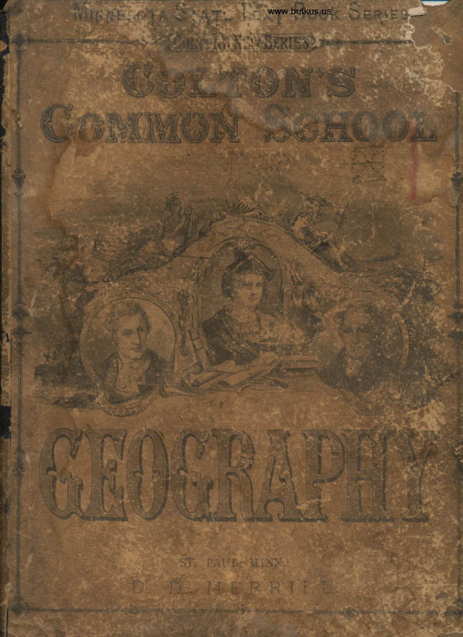 COLTON'S COMMON SCHOOL GEOGRAPHY - Pt. 01 manual cover