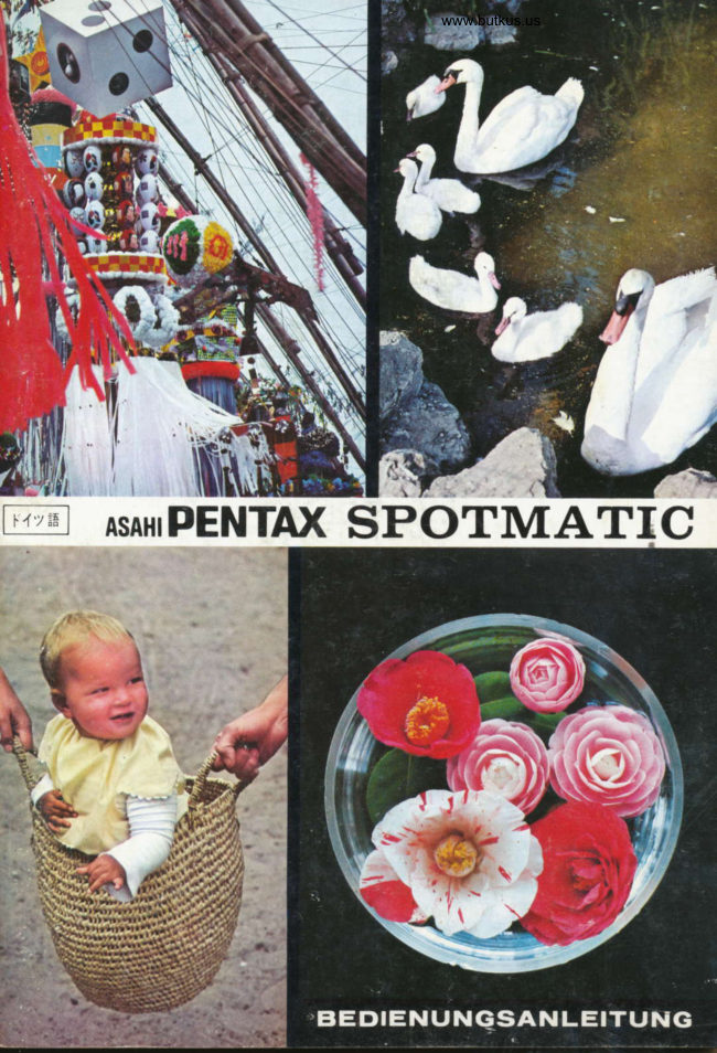 Pentax Spotmatic manual cover