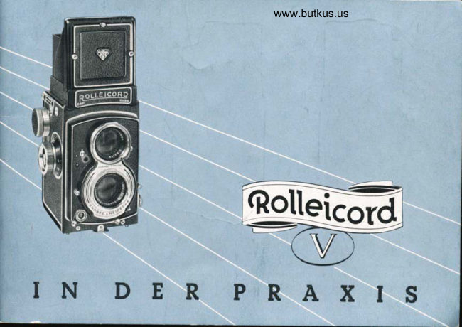 ROLLEICORD IN DER PRAXIS manual cover