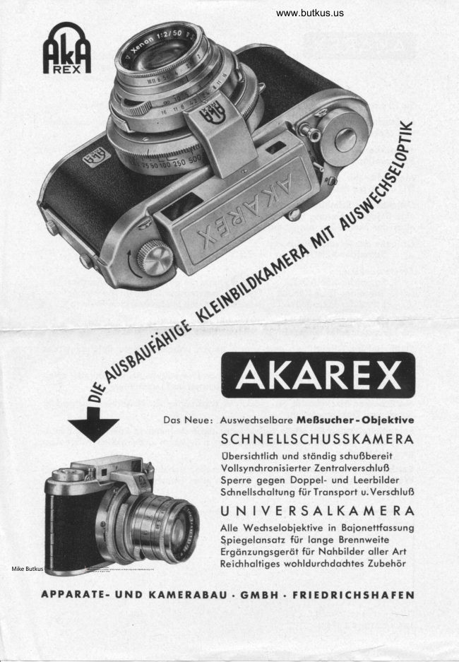 AKAREX Booklet manual cover