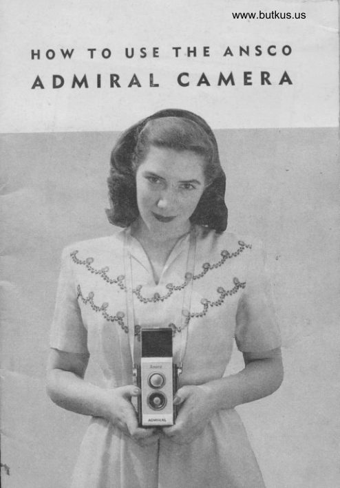 Ansco Admiral manual cover