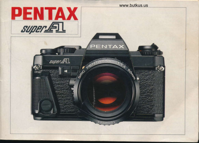 Pentax Super A Käyttöohjeet manual cover