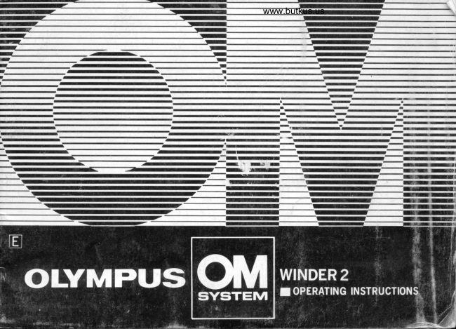 Olympus OM Winder 2 manual cover