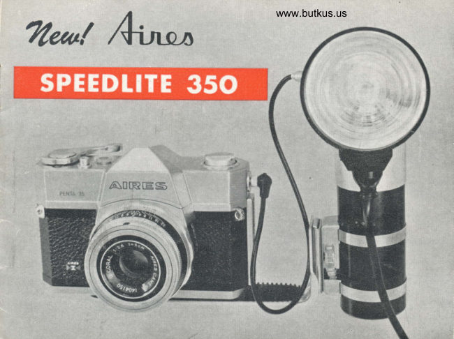 Aires Speedlite 350 Flash manual cover