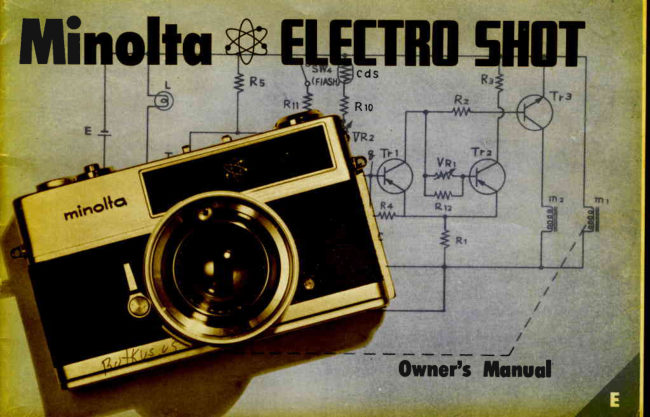 Minolta Electro Shot manual cover