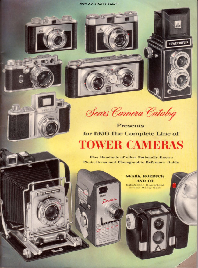 Sears catalog cameras 1956 — part 1 manual cover