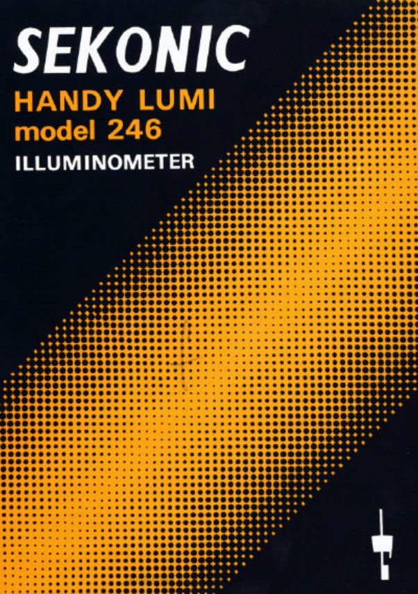 Sekonic ILLUMINOMETER manual cover