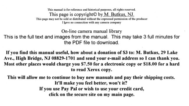 Fujica ST901 — part 1 manual cover