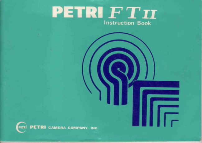 Petri FT II manual cover
