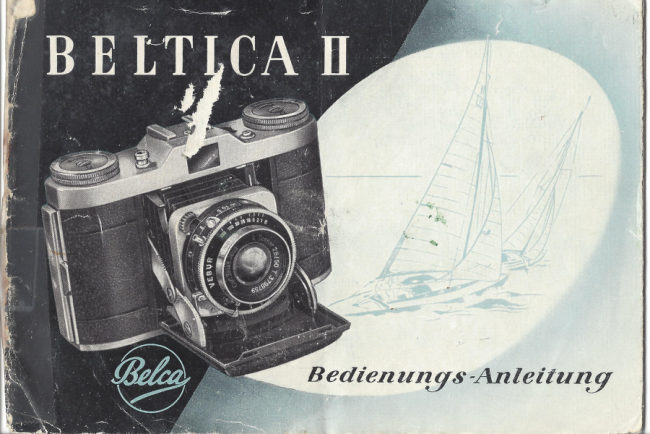Belca Beltica II manual cover