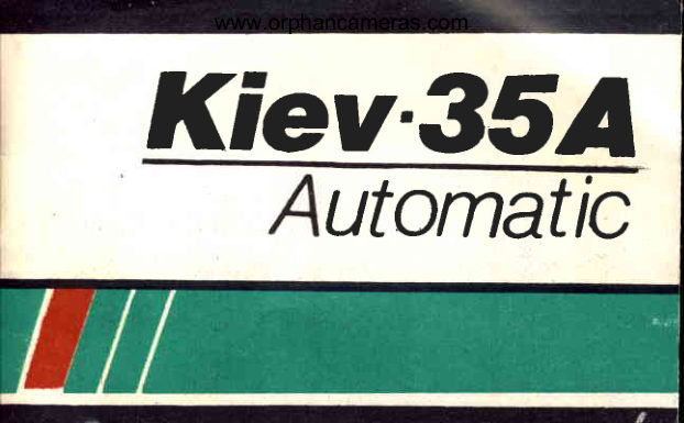 Kiev 35A Automatic manual cover