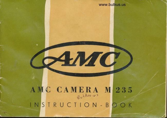 AMC M235 manual cover