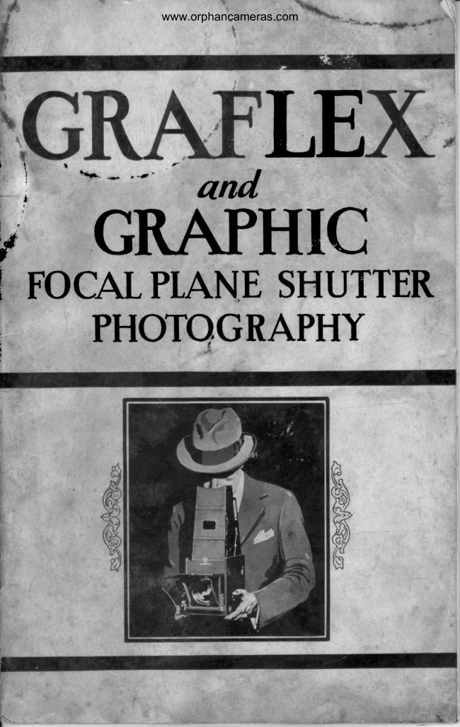 GRAFLEX and GRAPHIC Focal Plane Shutter manual cover