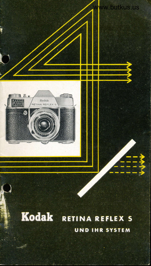 Kodak Retina Reflex S Und Ihr System manual cover
