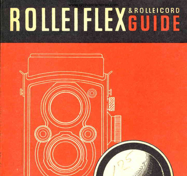 ROLLEIFLEX / ROLLEICORD GUIDE manual cover