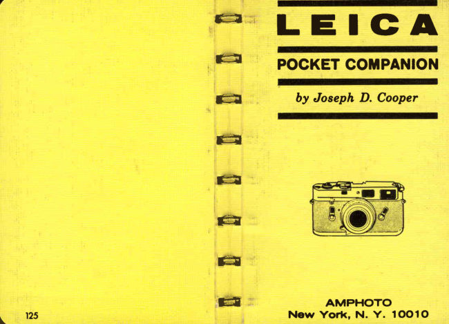 Leica Pocket guide manual cover