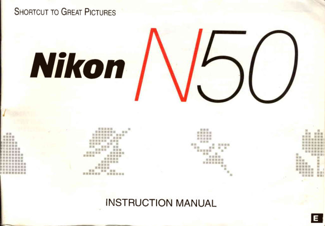 Nikon N50 manual cover