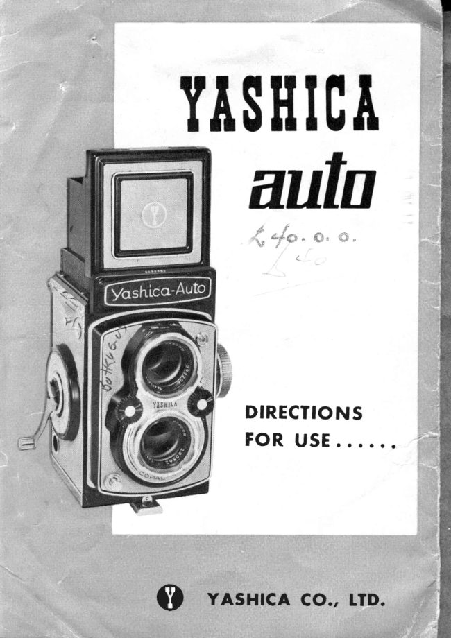Yashica Auto manual cover