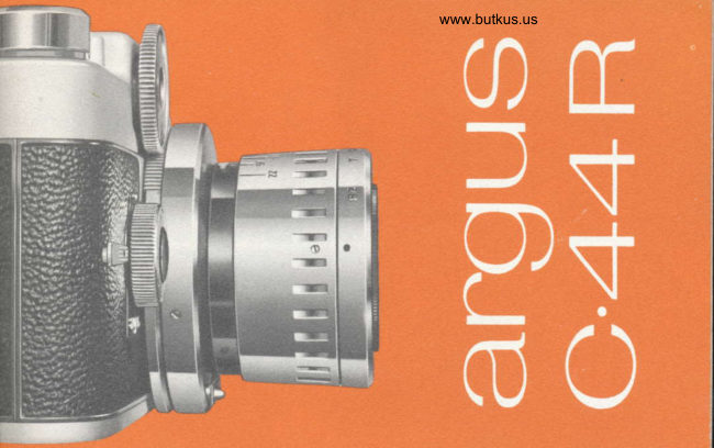 Argus C44 - R manual cover