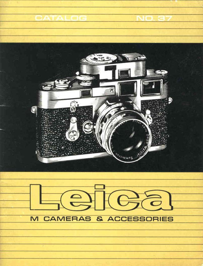 Leica M Cameras & Accessories 1964 manual cover