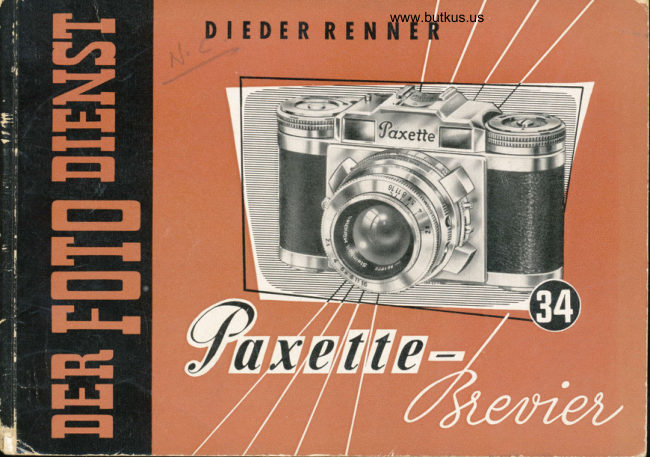 Paxette Brevier manual cover