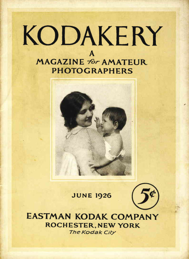 Kodak June 1926 manual cover