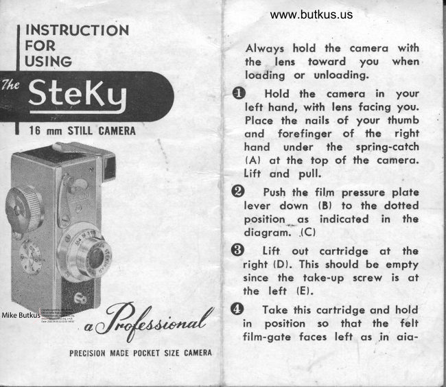 STEKY 2 page manual cover