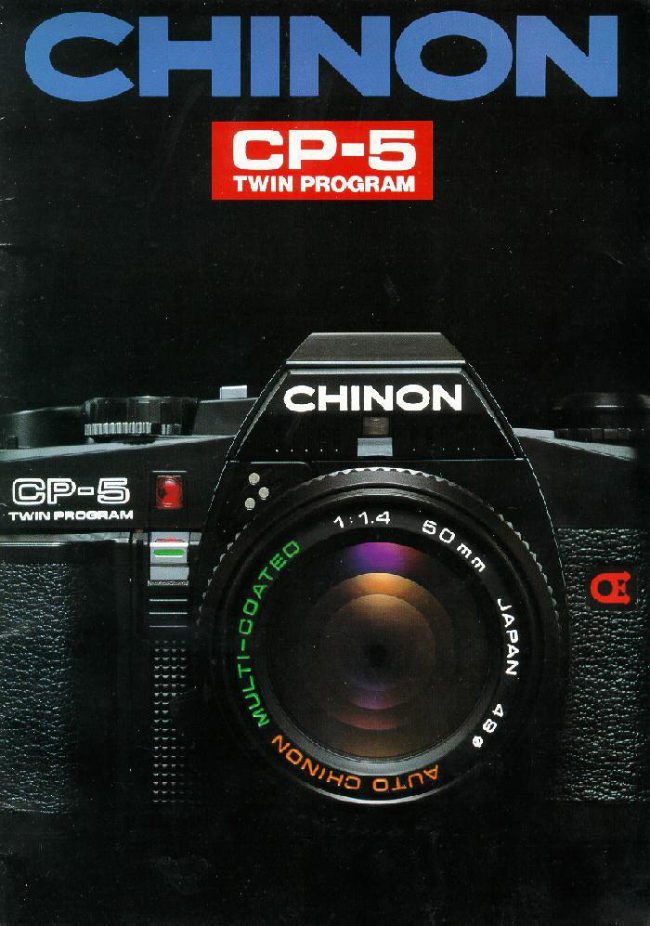 Chinon CP-5 sales booklet manual cover