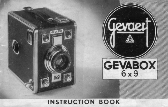 Gevaert Gevabox manual cover