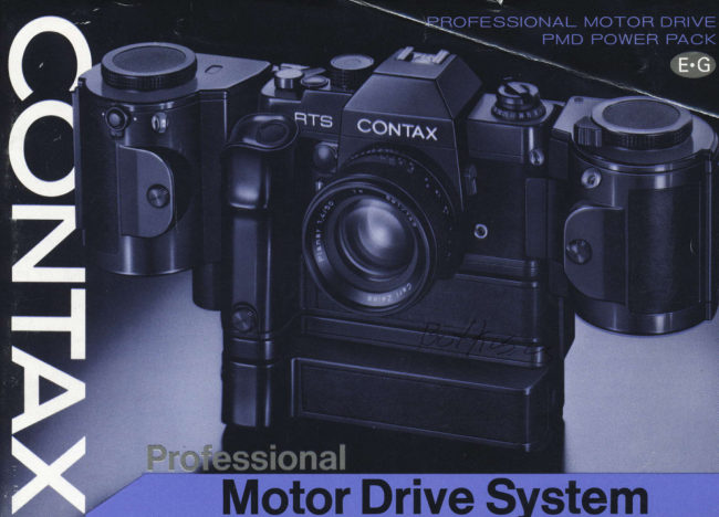 CONTAX Pro Motor Drive System manual cover