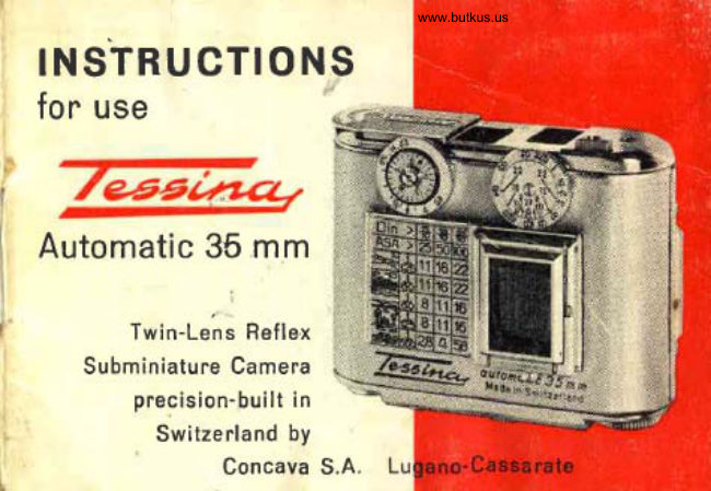 Tessina Auto 35 manual cover