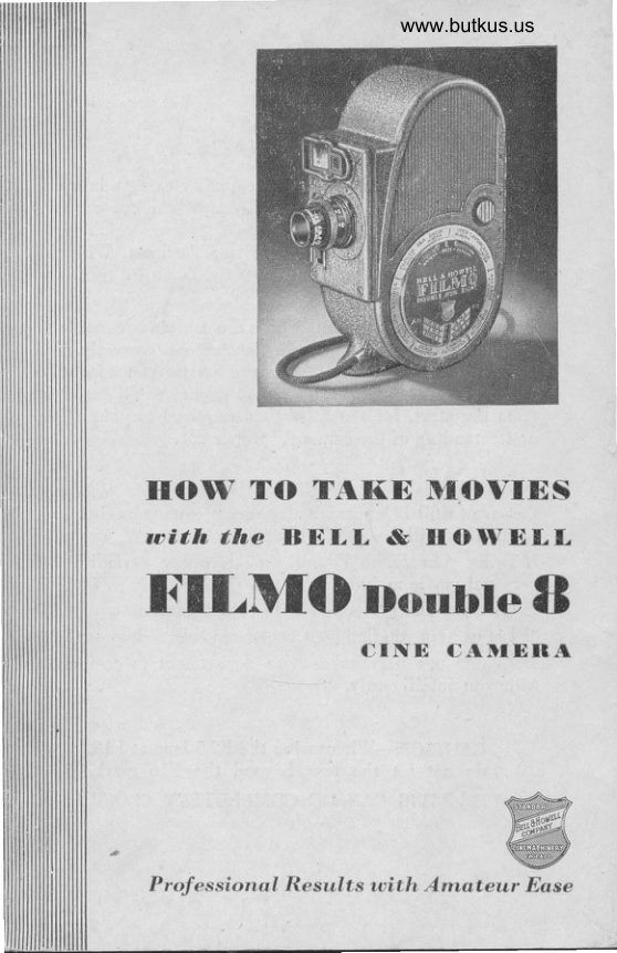 FILMO Double 8 cine camera manual cover