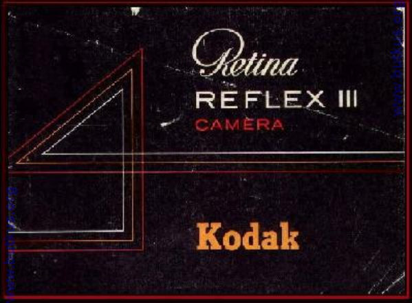 Kodak Retina Reflex III manual cover