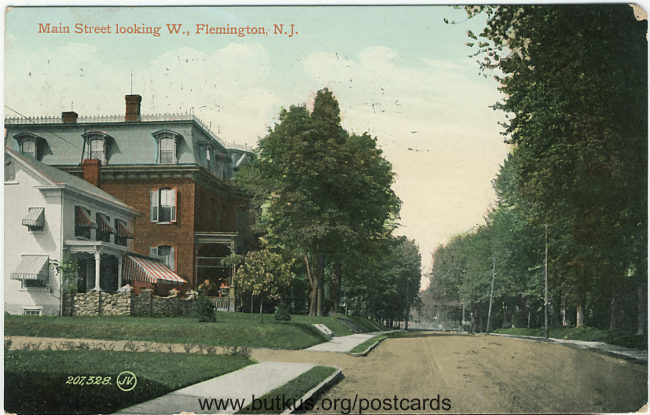 Main Street Flemington - 1912 manual cover
