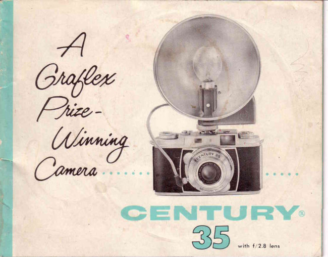 Graflex Century 35 manual cover
