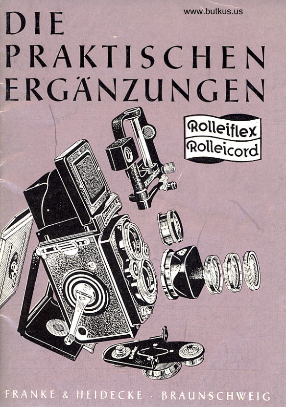 Rolleiflex Die Praktischen Erganzungen manual cover