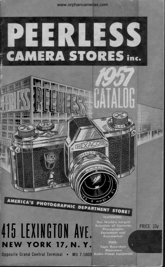 Peerless camera store — part 1 manual cover