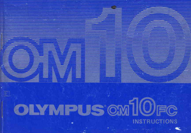 Olympus OM10 fc manual cover